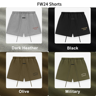 2024Fw Shorts Pull-Printed Essentials Cross-Border Shorts