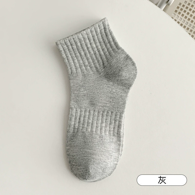 Короткие носки унисекс, 10 пар, хлопок, размеры 35–44