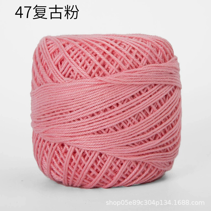 Шёлковая crochet нить шарики, 3 размера, разноцветная пряжа для вязания сумок и крючком