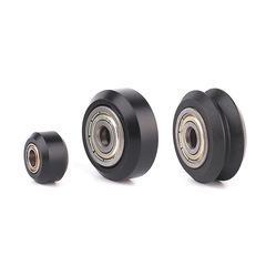3D printed accessory: POM wheel guide rail plastic pulley V-wheel passive wheel bearing wheel type profile large wheel