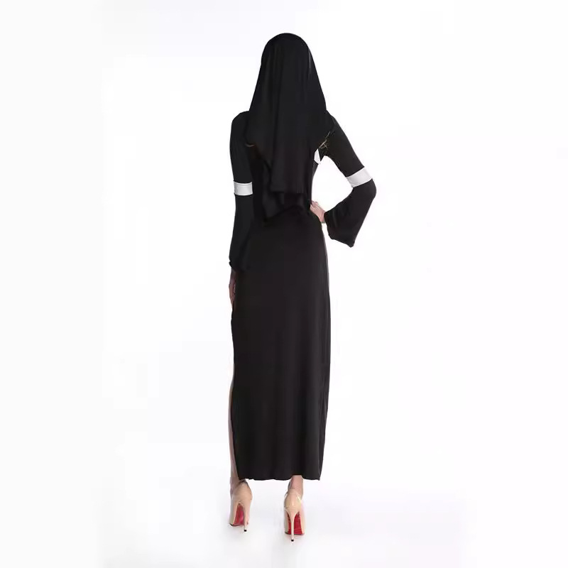 European And American Games Uniforms Halloween Cosplay Nun Costumes Themed Party Party Stage Costumes Performance Costumes_ecoleips.com