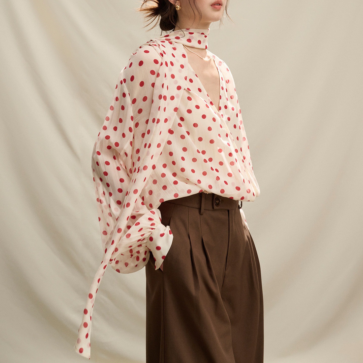Summer shiffon breathable long-sleeve