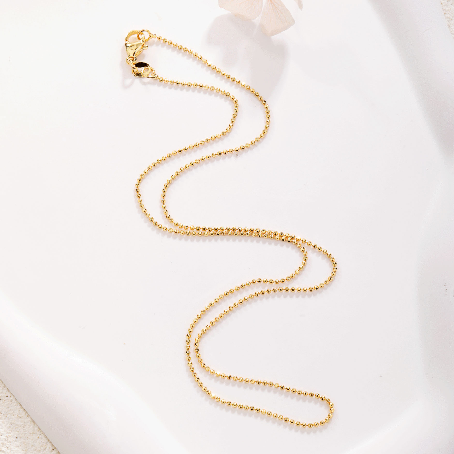 7g Weight Gold Plated Plating Material Necklace Classification Copper Chain Material 1 Piece Quantity Holiday, Daily Occasion Artificial Crystal, Copper Material Water Droplets, Heart Shape Pattern Women's Gender Irregular, Plating Design Sweet Style Sweet Water Droplets Heart Shape Gold Plated Artificial Crystal Copper Wholesale Necklace 8