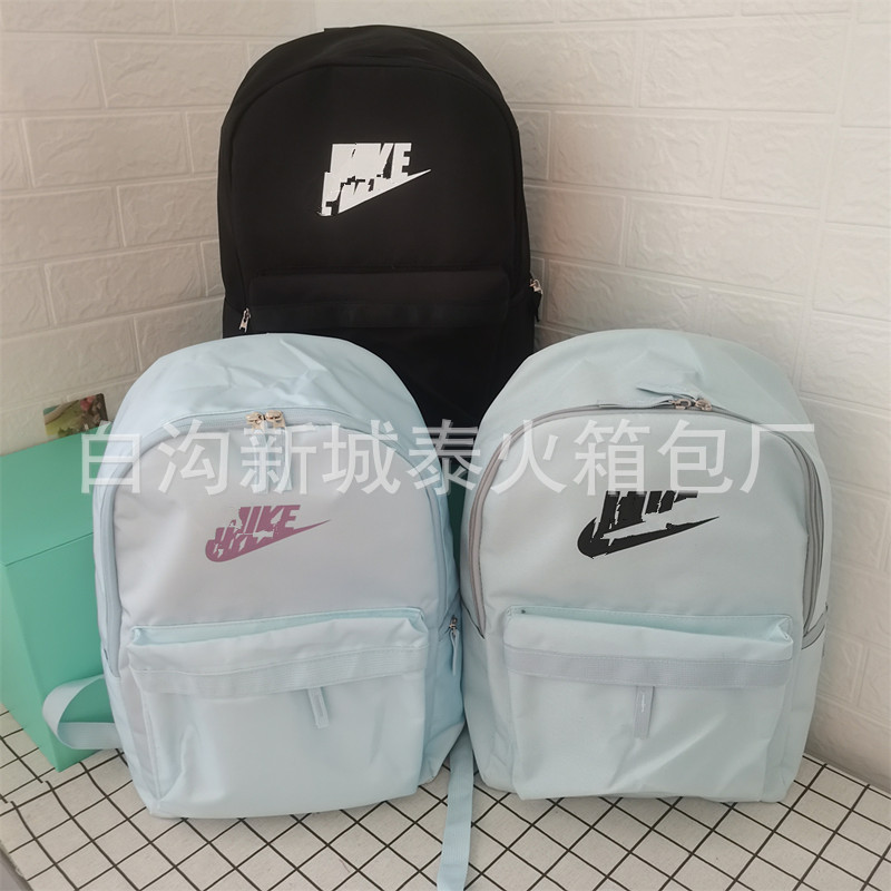 Backpack Korean Style Casual Printed Campus Male and Female Student Couple Schoolbag Sports Backpack Fashion Travel Bag Trendy