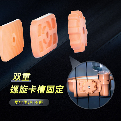 Cat hanging automatic water dispenser stagnant drinking water bottle Teddy hanging kettle water feeder dog and cat supplies