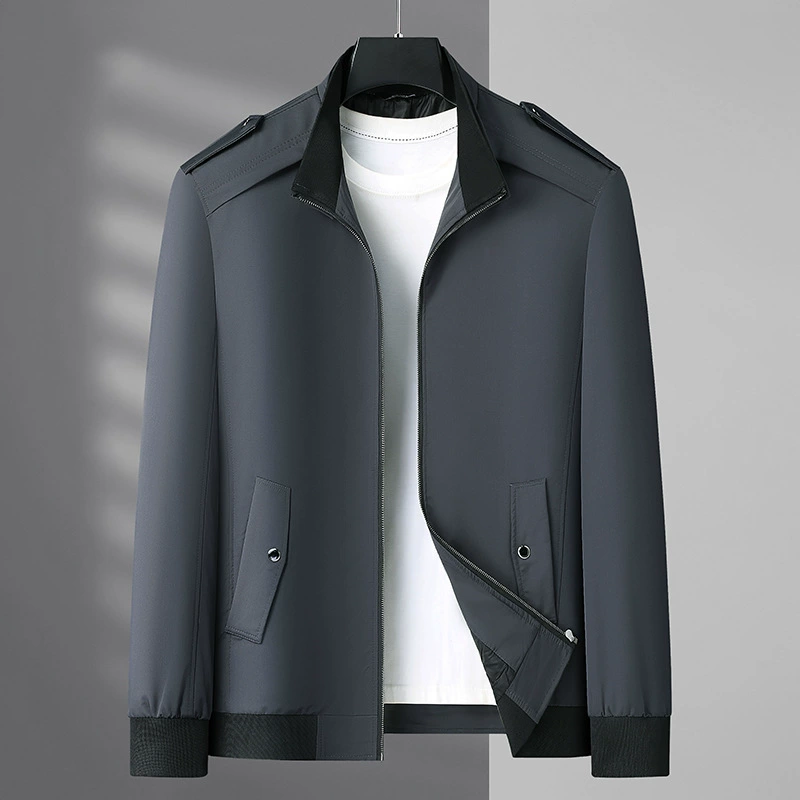 Мужская толстая рубашка с воротником большого размера