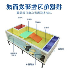 乌龟缸大型透明水龟半水龟蛋龟繁殖池龟箱耐晒窄桥轻体玻璃缸防爆