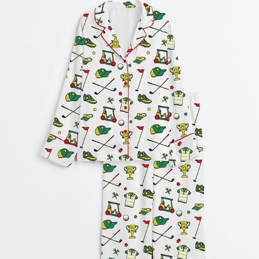 2025 European and American Cross-Border 3D Digital Printing Pajamas Set Family Home Clothes Adult Ladies Shirt Pajamas Set