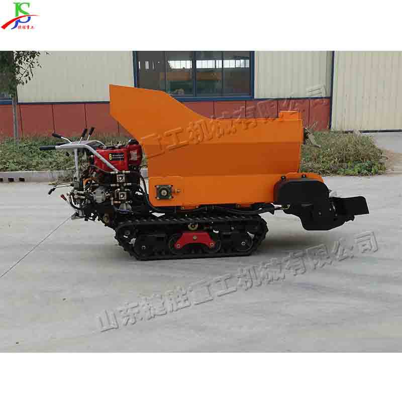 履带式撒粪车农用园林有料肥抛粪车干湿两用果园田地自走式撒肥车