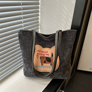 Autumn Commuter Backpack Women's 2024 New College Style Tote Bag Korean Style Large Capacity Shoulder Underarm Bag