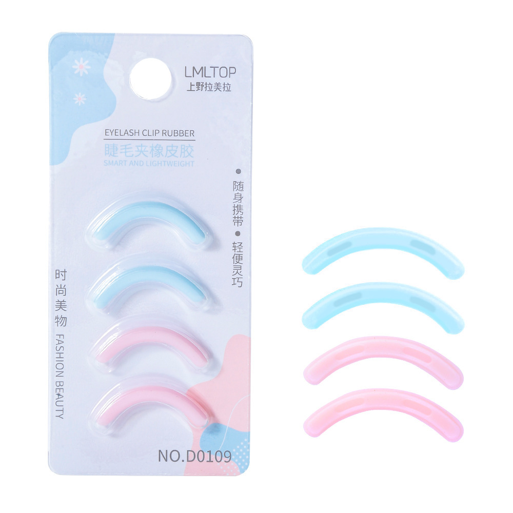 La Meela 4 - Piece Eyelash Lashes Lashes Lashes Universal Cojín de cuero duradero y duradero.
