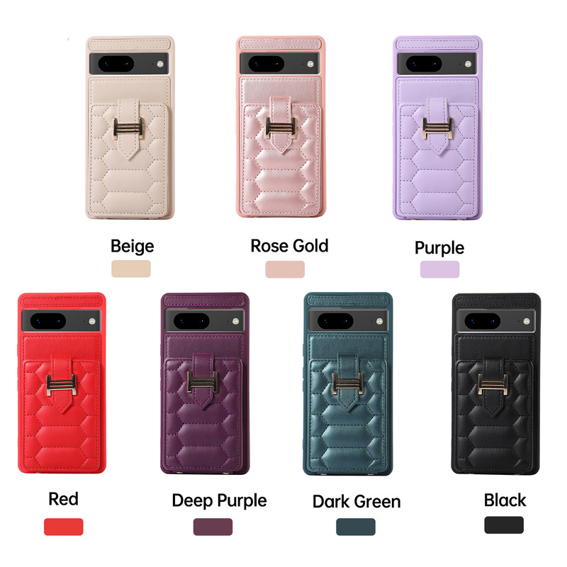 Wholesale for Google 7PRO vertical wallet phone case pixel6A card storage women's protective case