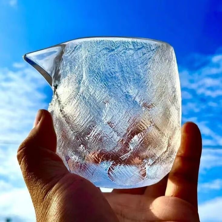 东海原石原矿水晶公道杯老师傅手工高档功夫茶具加厚耐热分茶器|undefined