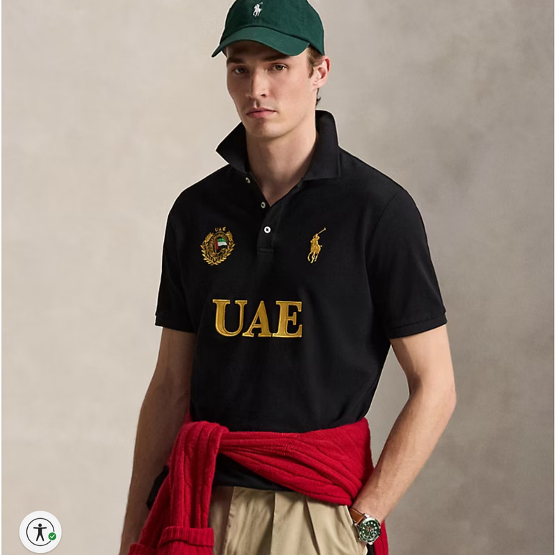 Cross-border summer men's POLO shirt with embroidered collar, urban style, casual plus-size top, short-sleeved polo shirt