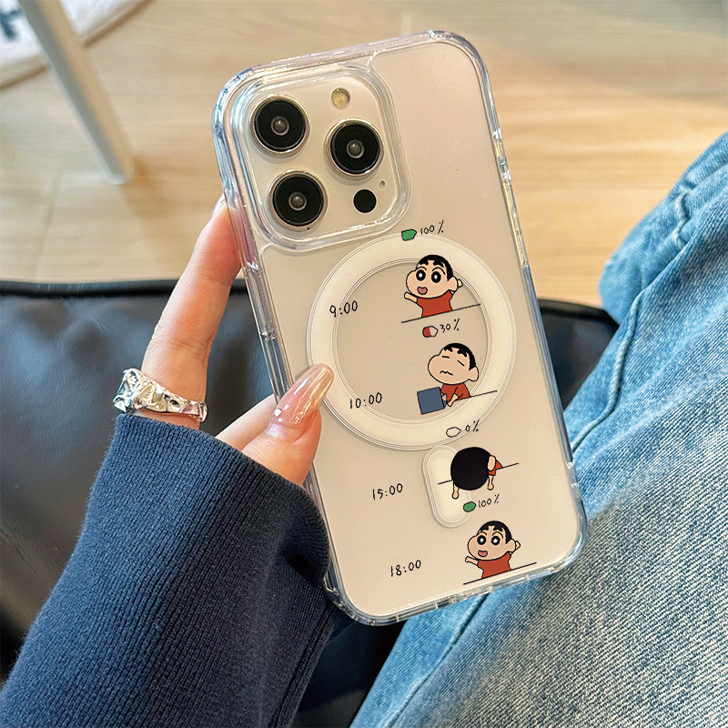 Suitable for Apple 16 Magnetic Mobile Phone Case for Work Small New 15promax New Female 14 Creative 13 Cartoon 12 Anti-fall Suitable for Apple 16 Magnetic Mobile Phone Case for Work Small New 15promax New Female 14 Creative 13 Cartoon 12 Anti-fall