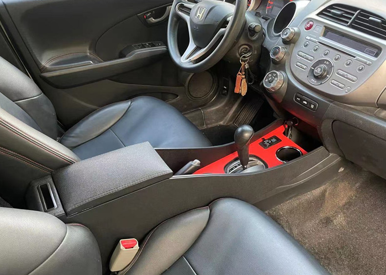 08-13 Honda Fit armrest box, second-generation Fit armrest box, car storage box modification