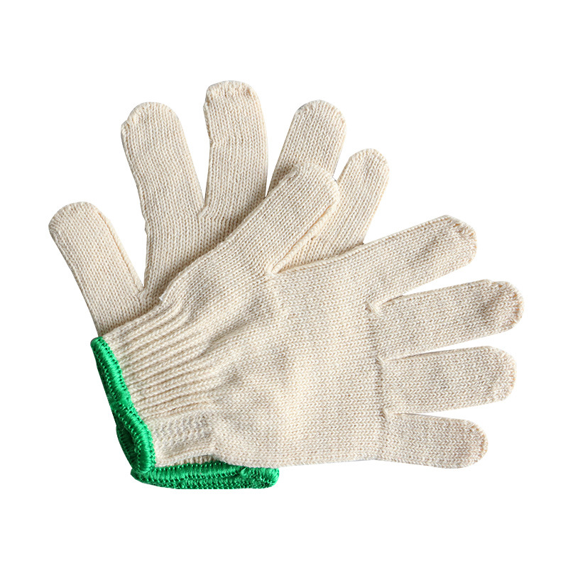 汉盾 HD-750G全棉 7针本白750g全棉纱线手套 12副/打