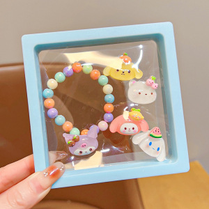 Linda niña nueva pulsera de princesa de dibujos animados niños Anna Aisha colgante pulsera cadena de joyería para niñas de nicho