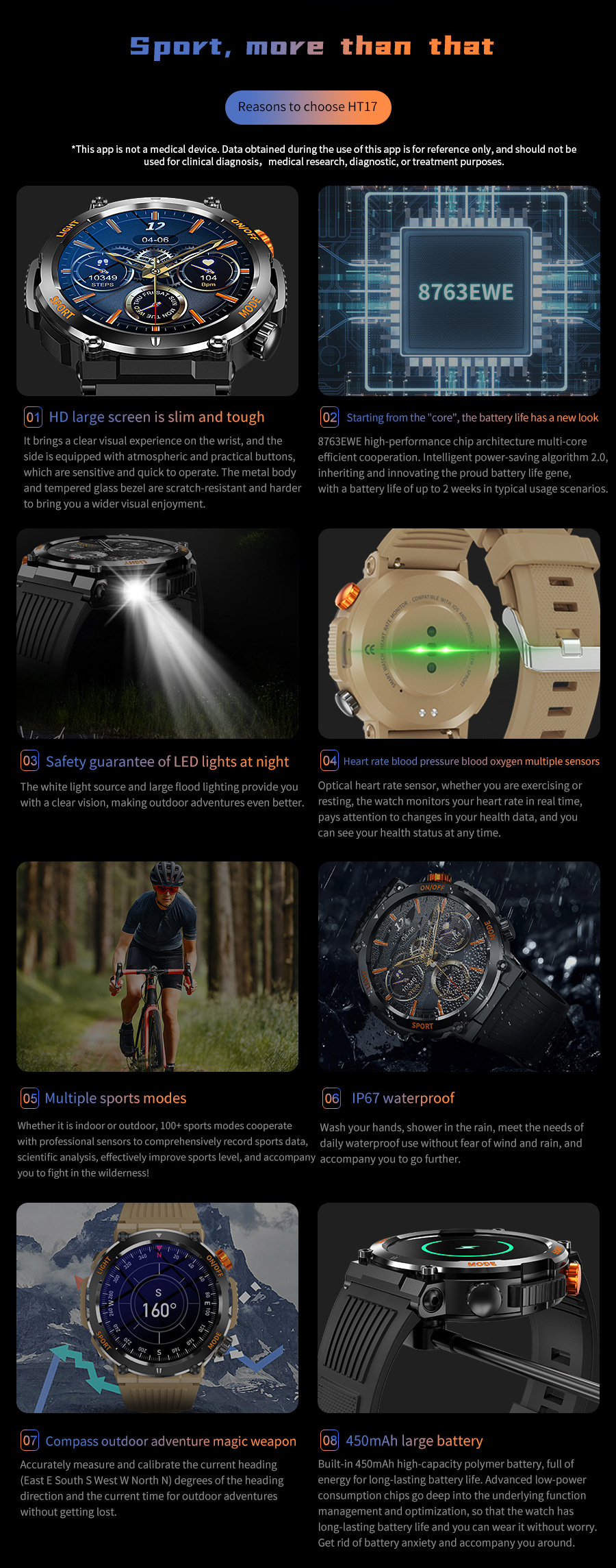Smartwatch With Bluetooth Calling Heart Rate And Blood Pressure_voghion.com