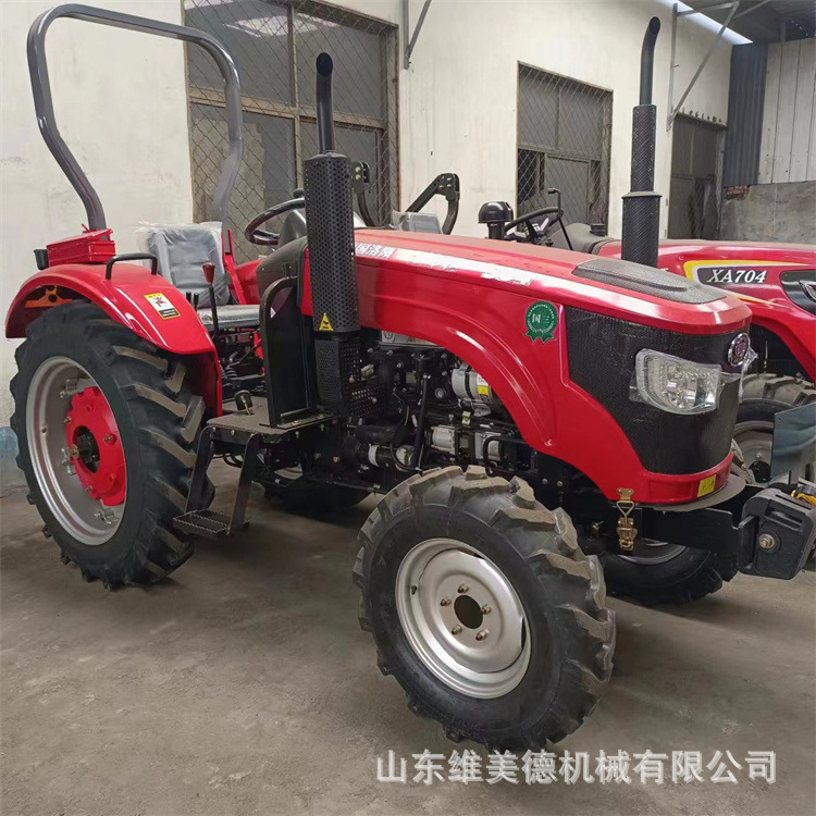 厂家现货洛阳万年红504拖拉机 农用四驱耕地犁地机 双动力输出