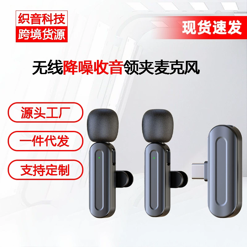 Трансграничный новый беспроводной воротник микрофон SX25 один перетаскивание двух живых звуковых записей