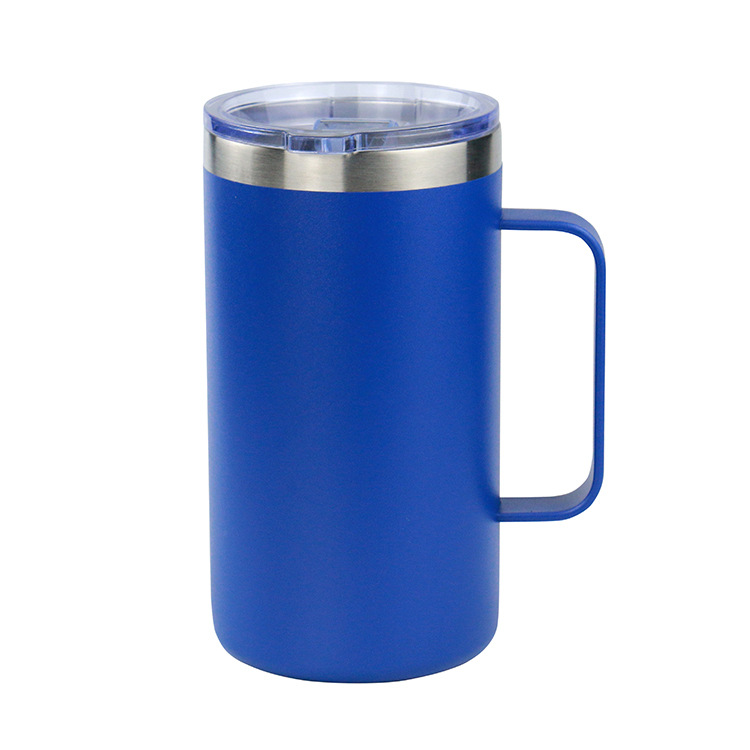 24oz mango taza de acero inoxidable doble taza de taza de automóvil taza de café taza de vacío taza de calor ventas transfronterizas