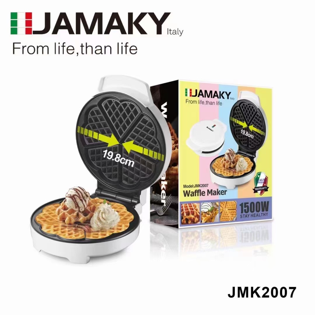 JAMAKY2007  家用小型电饼铛华夫饼机鸡蛋仔机蛋卷糕三明治早餐机