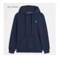 Pullover style sapphire blue label