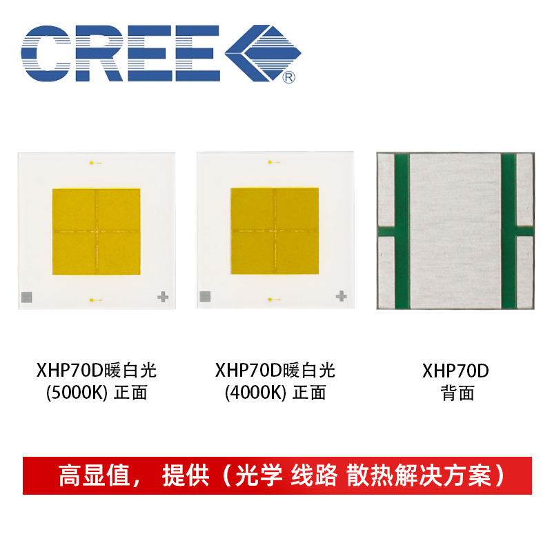 cree�������XHP70D 7070���� ů�׹�43w����led�����ֵ�Ͳ����