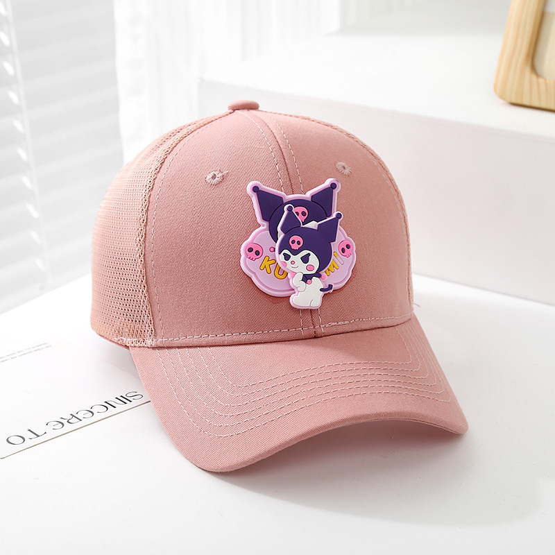 Sombrero para niños, sombrero de red de dibujos animados lindo para bebés, niños y niñas, sombrilla de verano, gorra de béisbol, protector solar al aire libre, gorra de visera
