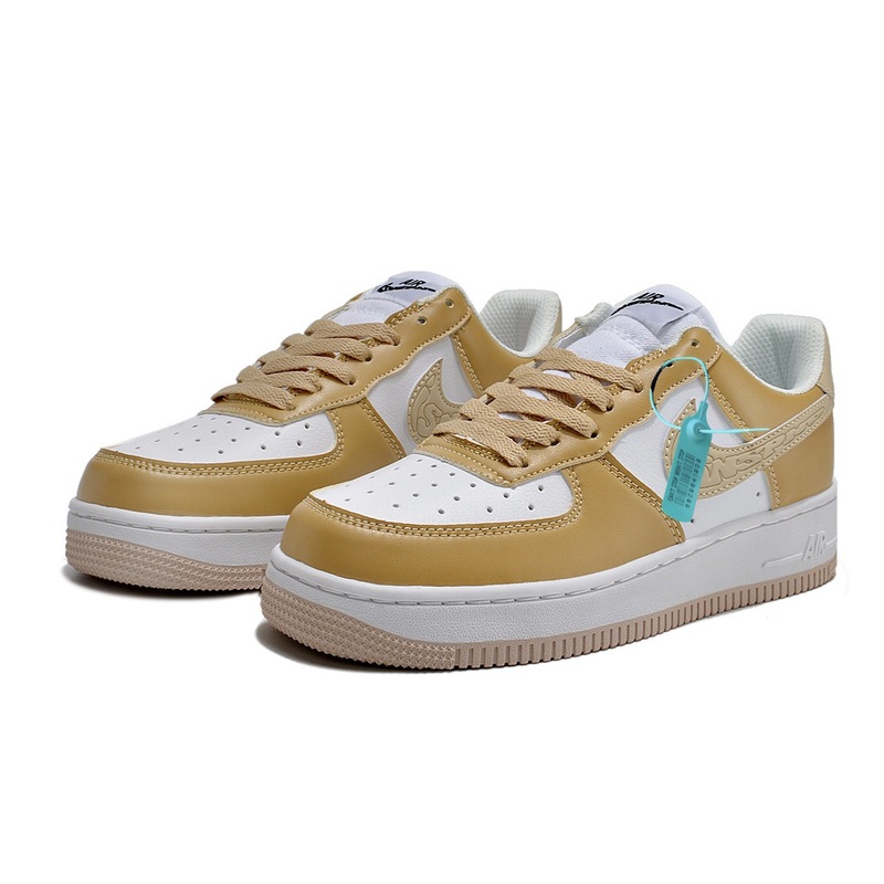 莆田メーカー エア フォース ワン AF1 メンズ レディース ロートップ スニーカー aj 紳士靴 ミルクコーヒー フルホワイト カメレオン レディース シューズ|undefined