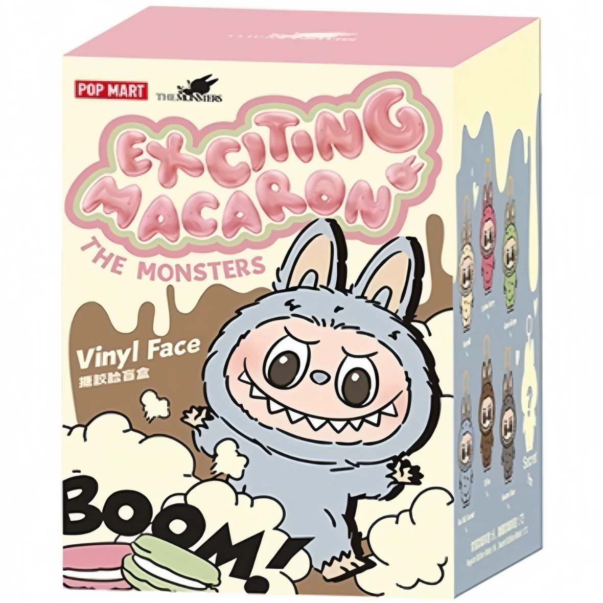 Pop Mart POPMART LABUBU THE MONSTERS Heart-wrenching Macaron LABUBU клеечно-эластичный блайнд-бокс