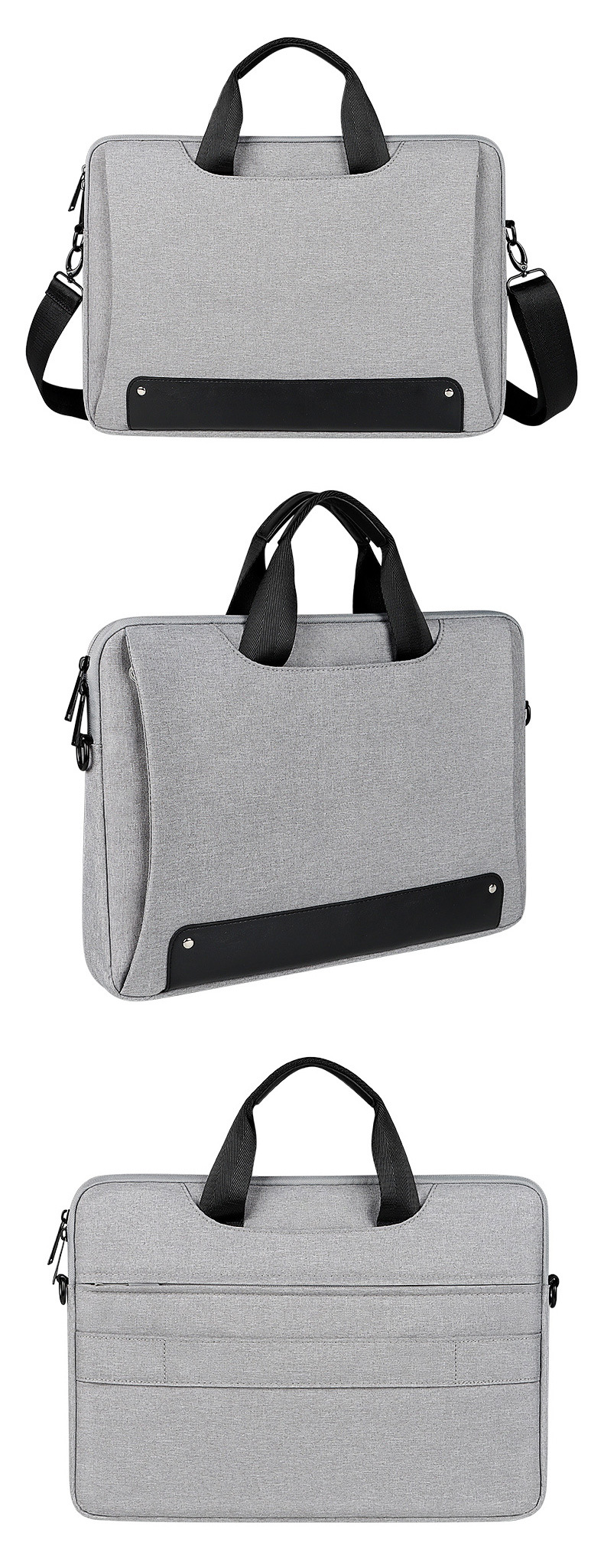 Wholesale single-shoulder portable laptop bags, waterproof briefcases, 131,415.6 inches, both men and women can print logos undefined