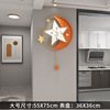 Wall modern and minimalistic decorations for living room, fashionable creative pocket watch, light luxury style, internet celebrity