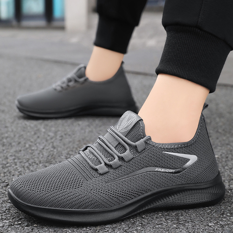 Zapatos de hombre grandes zapatillas transfronterizas primavera zapatos deportivos casuales zapatos de hombre zapatos de corrida de malla transpirables