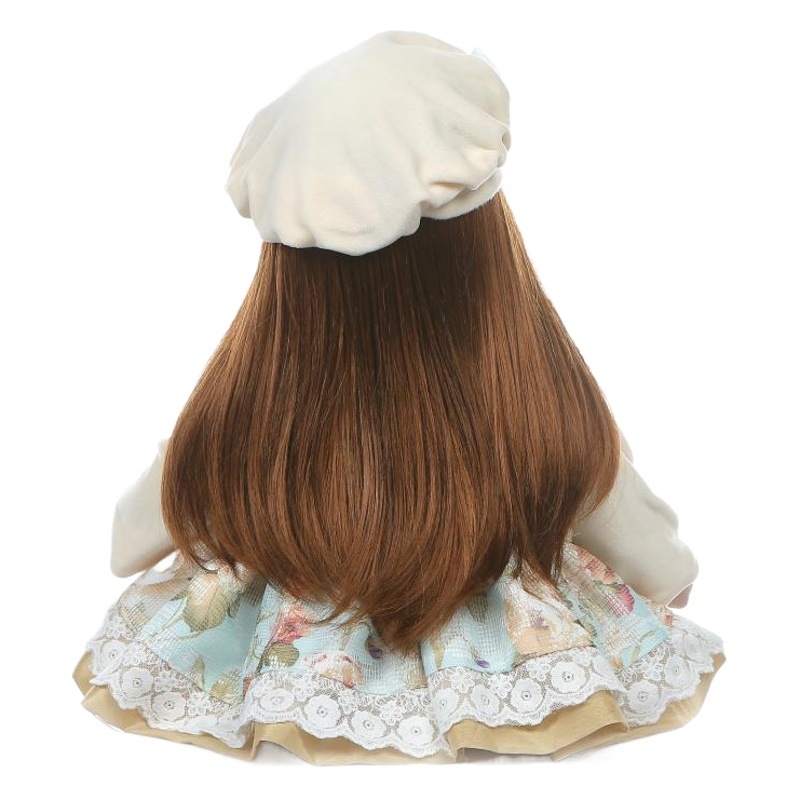 Renacer niño simulación niña Rapunzel muñeca jugar casa juguete en stock tiro real