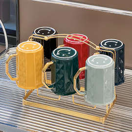 2TCU启派杯子水壶水杯套装轻奢家用客厅待客喝水水具茶杯茶具