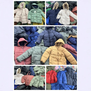 Patpat Export Patpat Boys and Girls Jacket Hooded Zipper Warm down Jacket