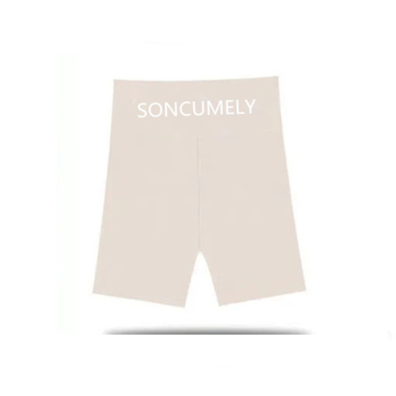 Women clothing yoga summer thin outer wear anti-exposure cycling colorful shorts high waist belly control leggings_voghion.com