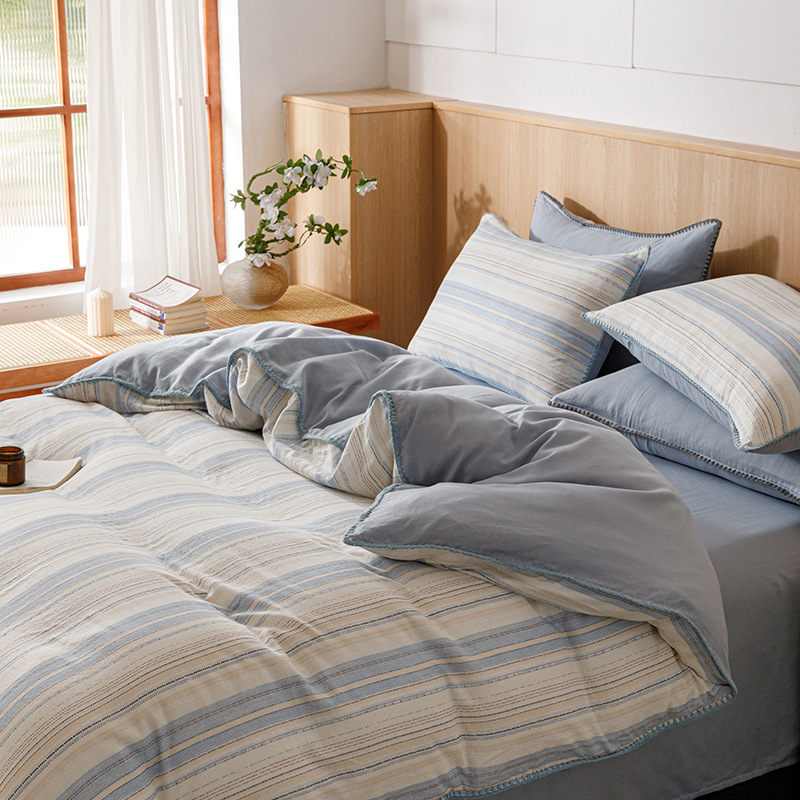 Clase A 60 piezas de algodón Xinjiang de algodón de fibra larga de cuatro piezas de ropa de cama de algodón puro de tres capas de hilo de cama de cuatro piezas