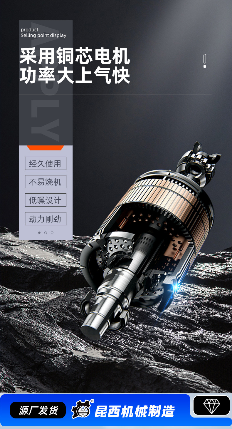 Oil-Free Air Compressor Silent Air Pump Industrial Air Compressor Small 220V Portable Piston Air Compressor