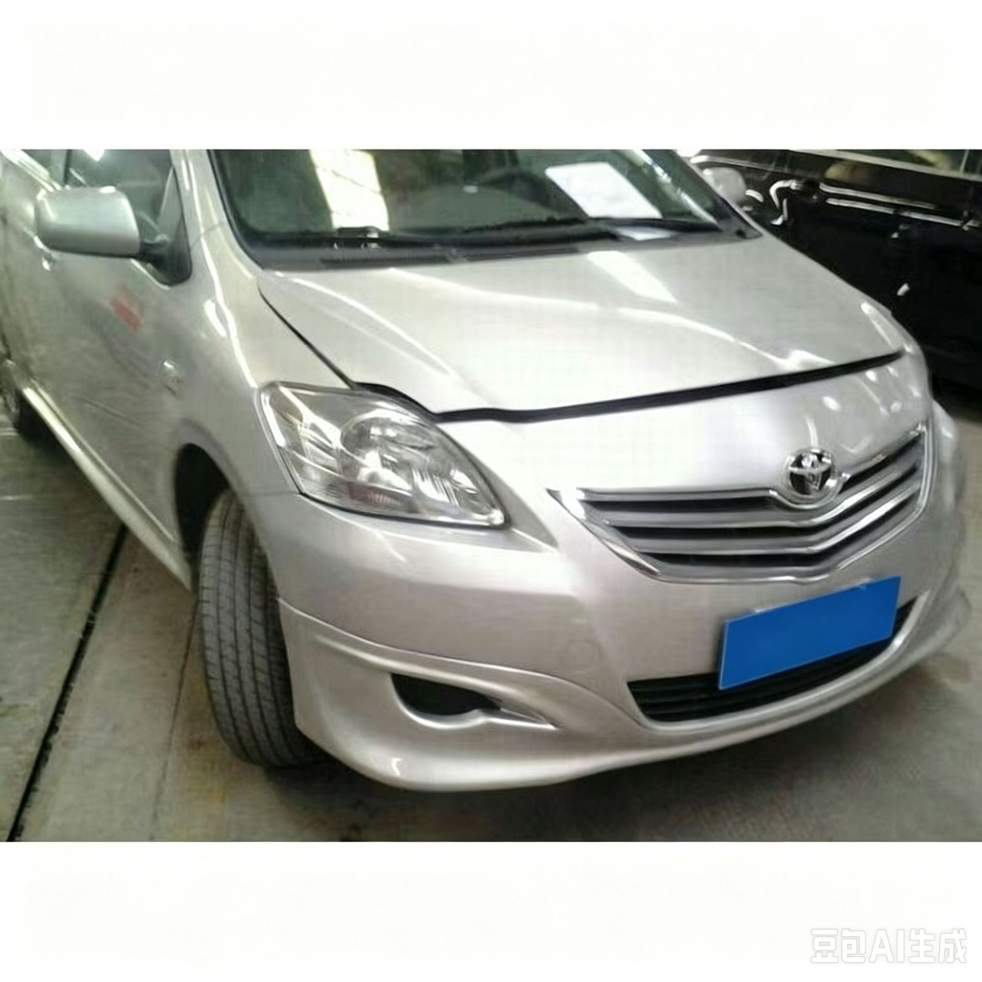 Suitable for 08-13 Toyota Vios Body Kit with Front Lip, Rear Lip, Side Skirts, and Modified Parts