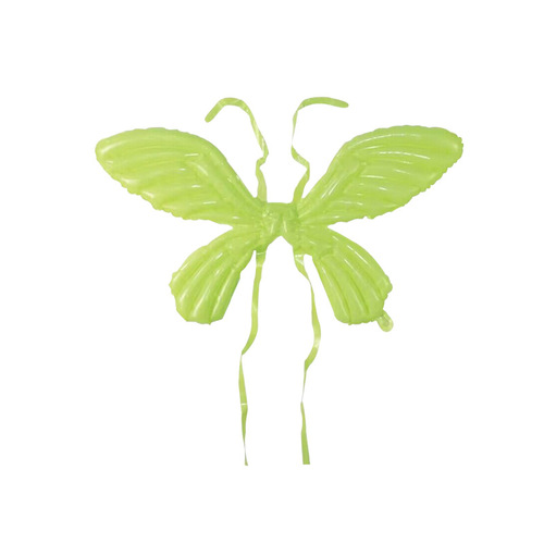 Internet celebrity butterfly wings balloon children's birthday party inflatable decoration props stall toys aluminum film balloon wholesale
