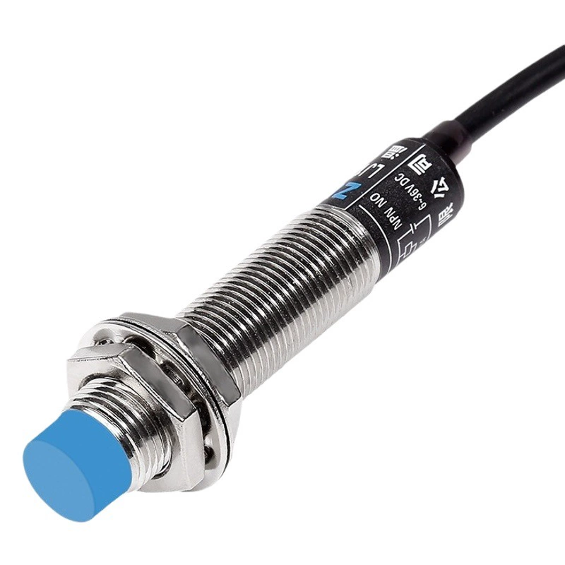Индуктивный Бесконтактный переключатель M12 LJ12A3-4-ZBX трехпроводной NPN нормально открытый датчик индукции металла 12V24V