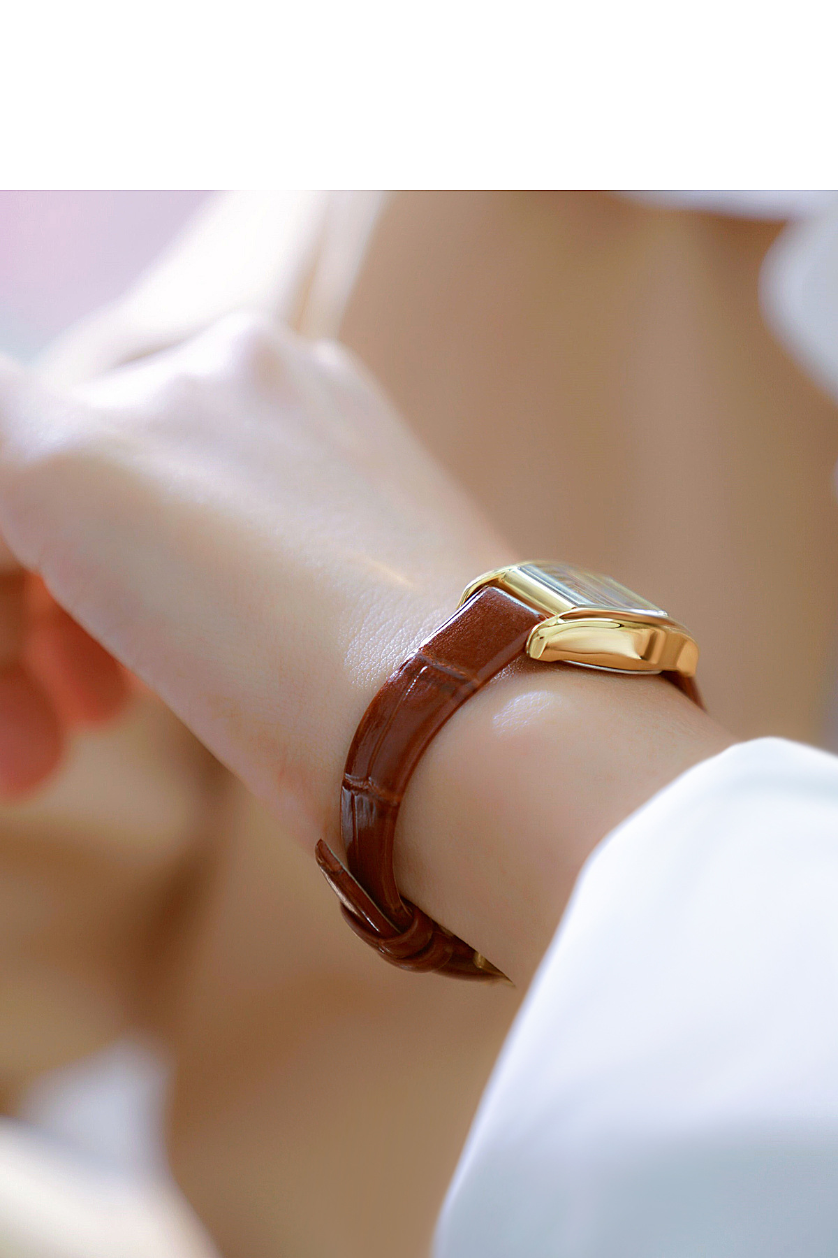 60g Weight Tempered Glass Mirror Material Pu, Alloy Strap Material Vintage Style Classic Style Geometric Butterfly Double Snap Quartz Watch Women's Watches