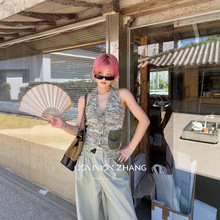 CZ ZHANG�﷨ʽ�Ը�¶���Ҳ���֯����Ů����¶��ë�±���B35152