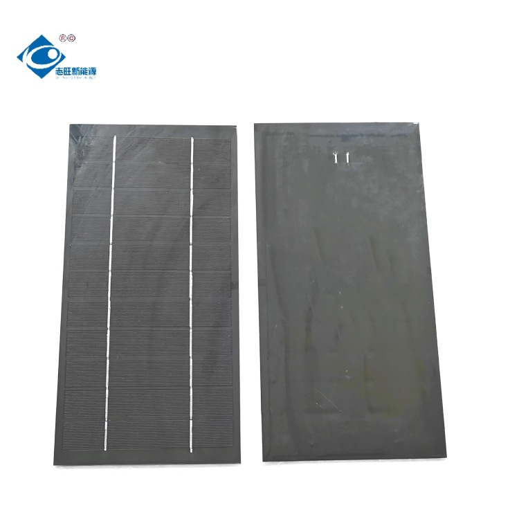 志旺厂家8.5W大功率亮化工程光伏电源340*170 单晶玻璃层压板5.5V