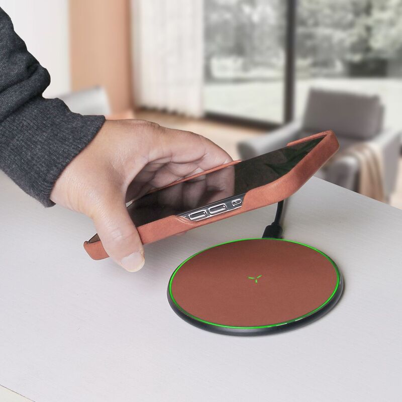 アップルのサムスン携帯電話無線充電器真皮15wデスクトップ家庭用急速充電airpods無線充電|undefined