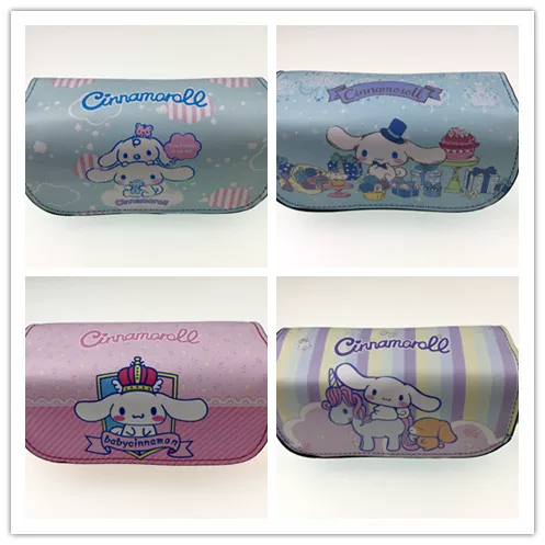 Мультяшный милый двойной отдел pencil case с молнией, кошелек, маленькая сумочка, Cinnamoroll