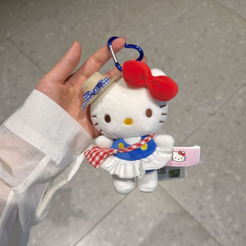 黒と白のラブバックル kt 人形ペンダント ジョングユと同じスタイルのかわいい人形ペンダント女の子ぬいぐるみ KT 猫キーホルダー|undefined